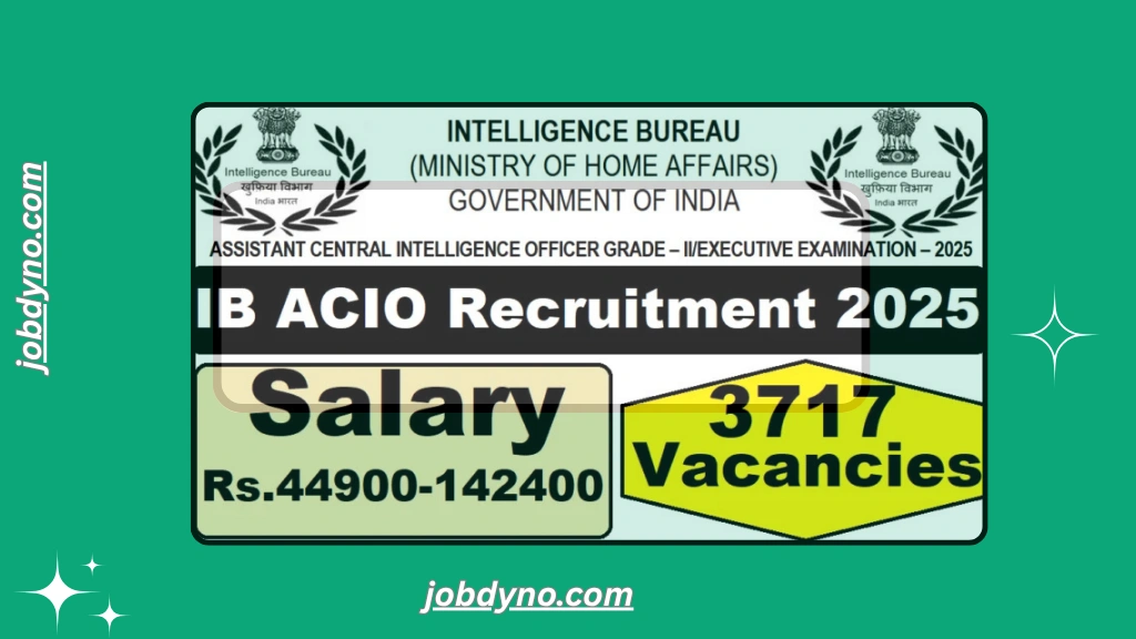 IB ACIO Recruitment 2025