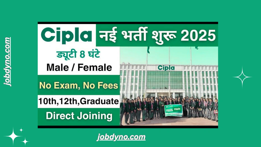 Cipla Recruitment 2025
