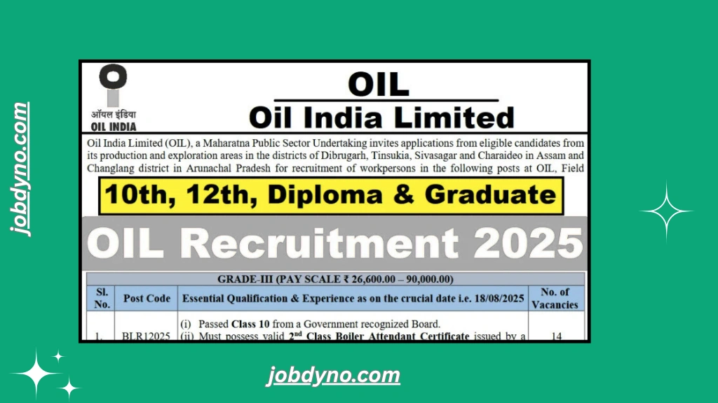 Oil India Apprentice Recruitment 2025
