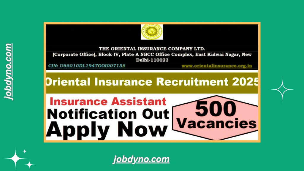Oriental Insurance Recruitment 2025