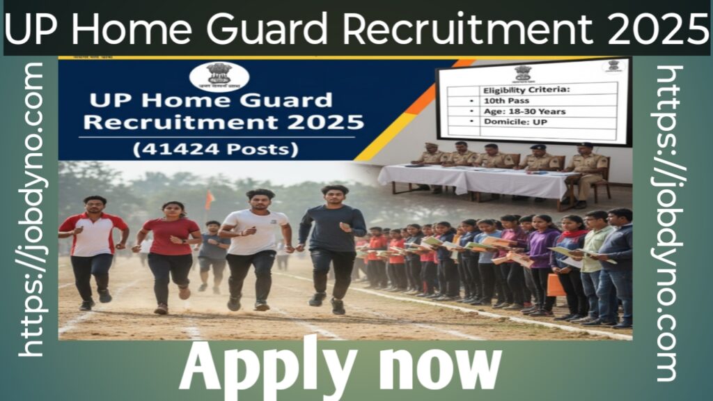 UP Home Guard Recruitment 2025 [41424Posts] Apply Online